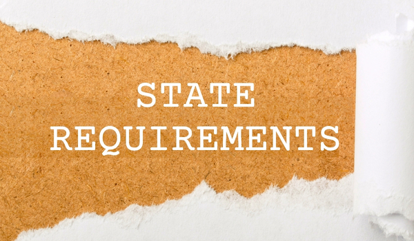 Follow State requirements